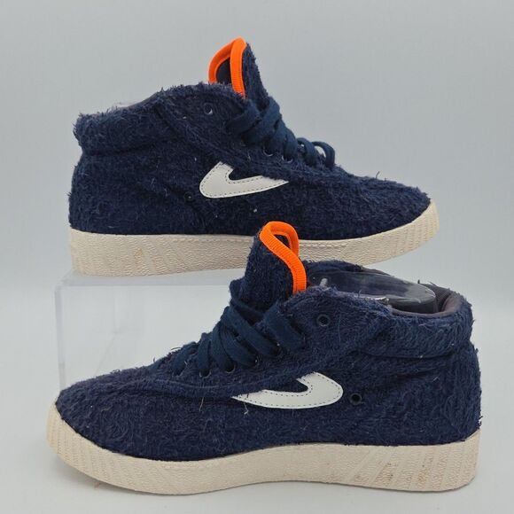 TRETORN ANDRE 3000 Nylite High Top Terry Cloth Sneakers womens Size 6.5 EUC - Picture 2 of 9